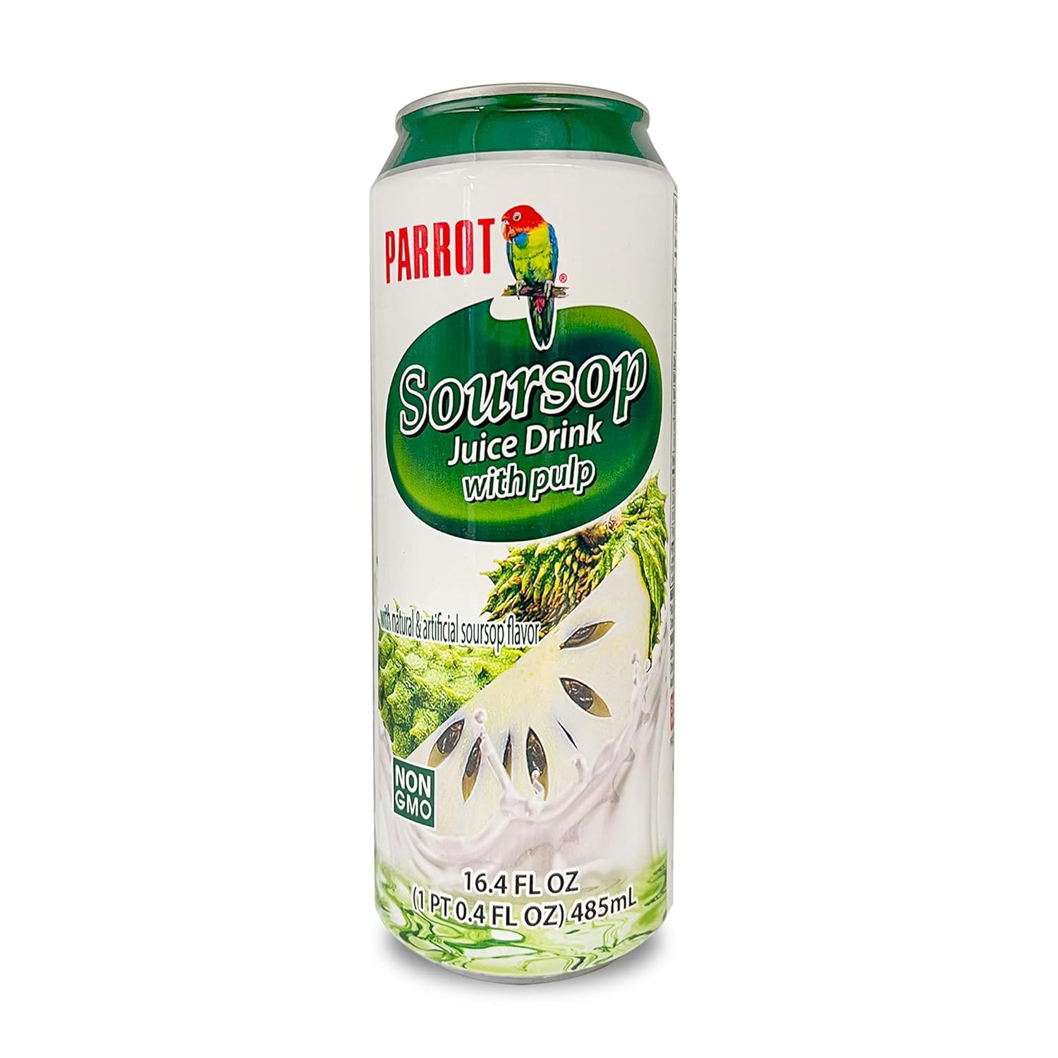 Parrot Brand Canned Soursop Juice Drink With Pulp 16.4 fl