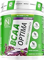 Vista 5 de NutraKey BCAA Optima - Complejo de recuperación post entrenamiento, sin azúcar, sin carbohidratos, ayuda de recuperación, arcoíris