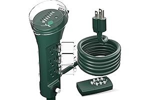 BN-LINK Outdoor Christmas Plug with Timer: Automate Your Holiday Lighting