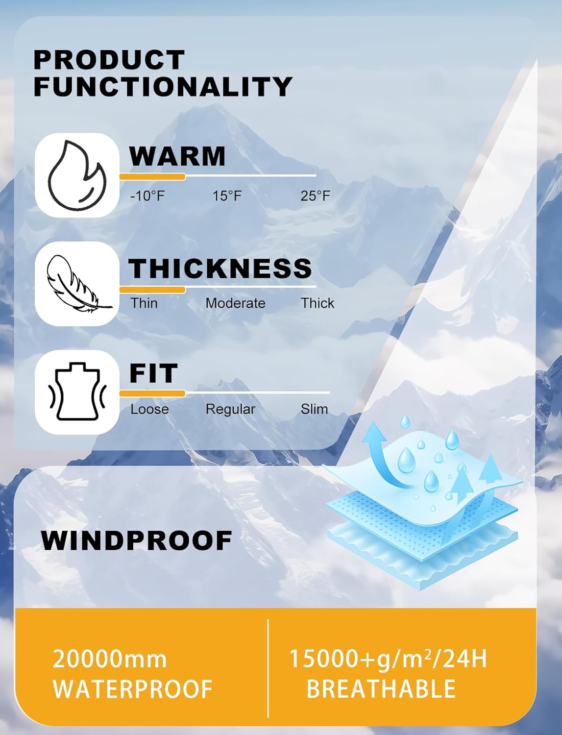 GSOU SNOW Womens Mens Baggy Snow Pants Cargo Snowboard Pants Ski Super Loose Sport Outdoor Insulation Waterproof - Image 6