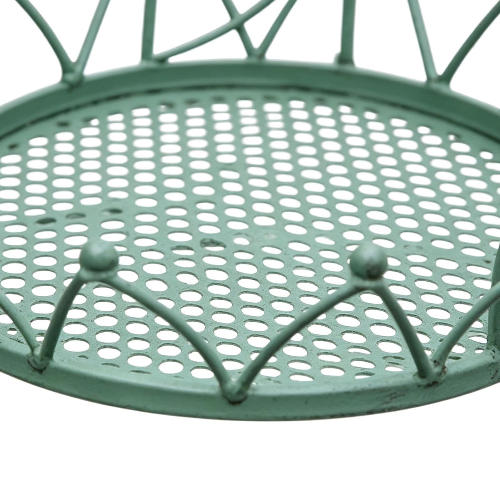 Suspension pour d'intérieur avec chaîne et panier décoratif en métal