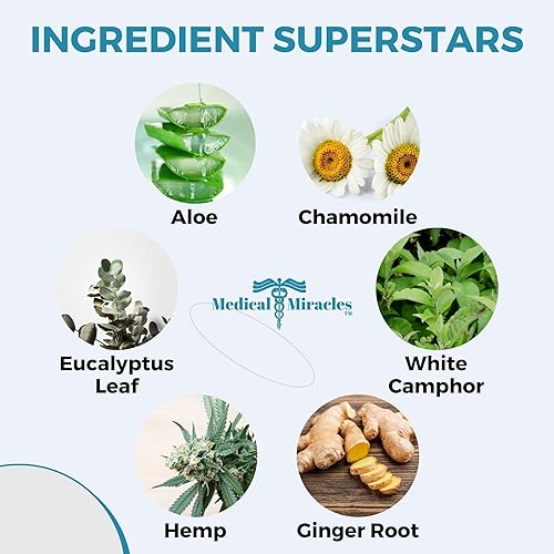 Miniatura 2 de Aceite de cáñamo roll-on – Ideal para músculos, caderas, articulaciones, cuello, espalda, codos, dedos, manos y rodillas, fabricado en Estados