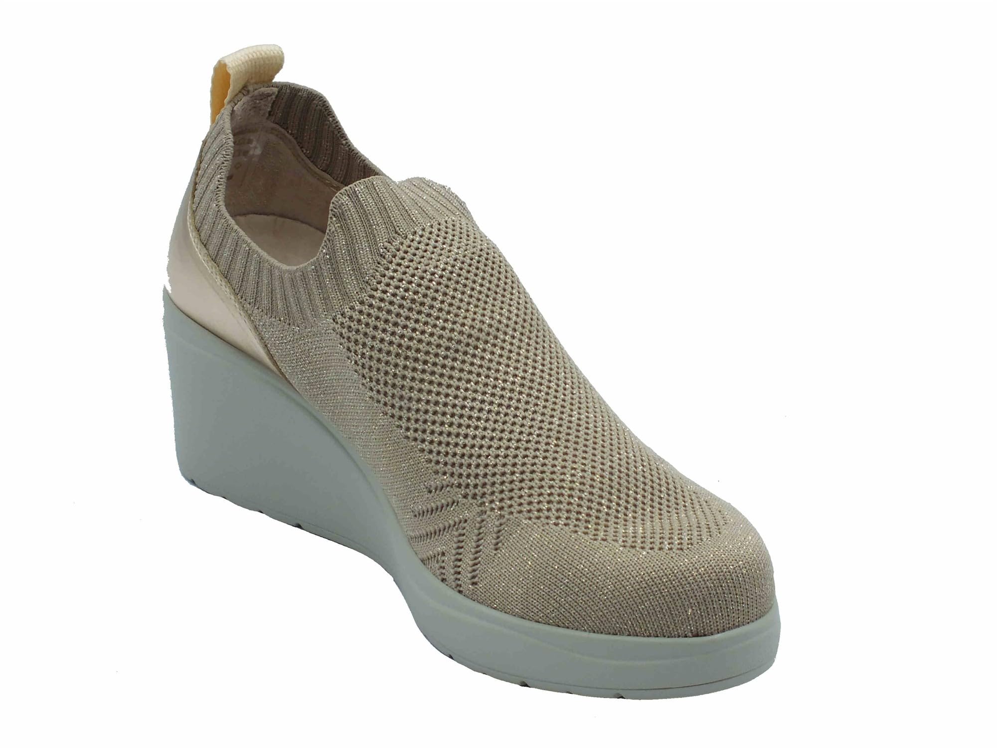 Melluso Scarpa Donna Estiva con Zeppa Tomaia Tessuto Elasticizzato