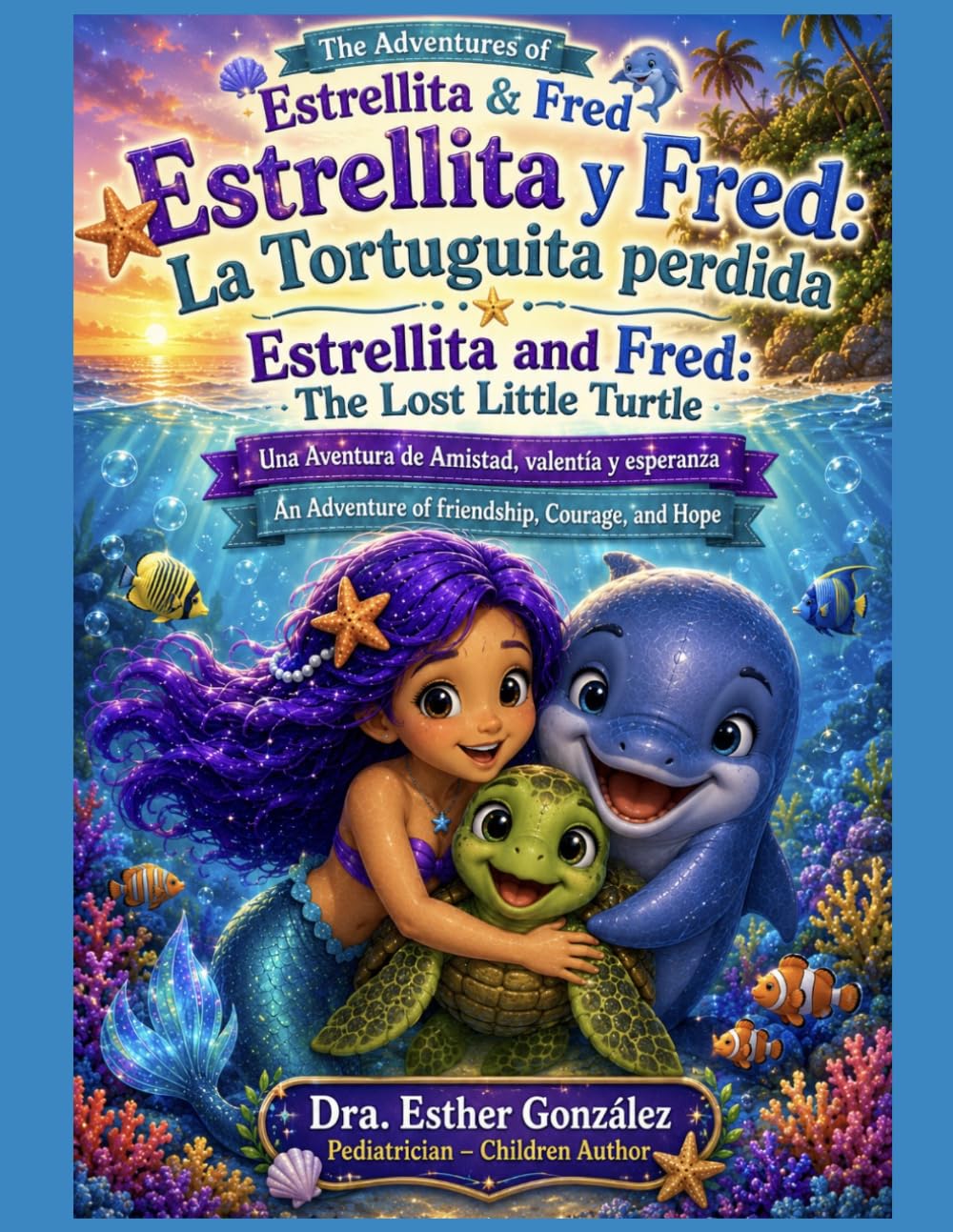 Estrellita y Fred: La Tortuguita Perdida / Estrellita and Fred: The lost Little Turtle: Una Aventura de Amistad, Valentia y Esperanza / An Adventure ... Hope: 2 (Las Aventuras de Estrellita y Fred)