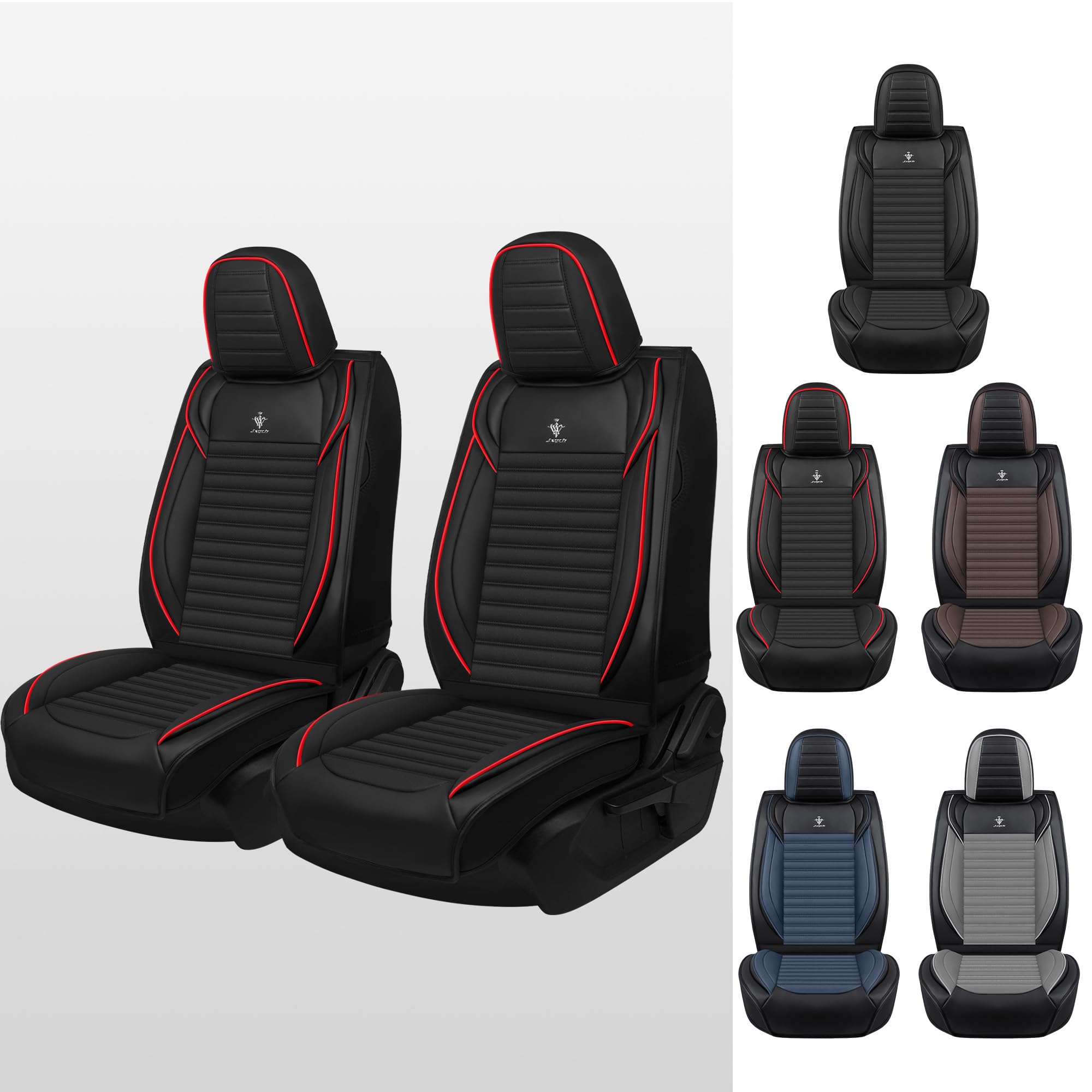 Car Seat Cover Fit for Chevy Blazer 2019-2024 Breathable and Waterproof Faux Leather Automotive Fashion Seat Covers,Non-Slip Easy to Install Car