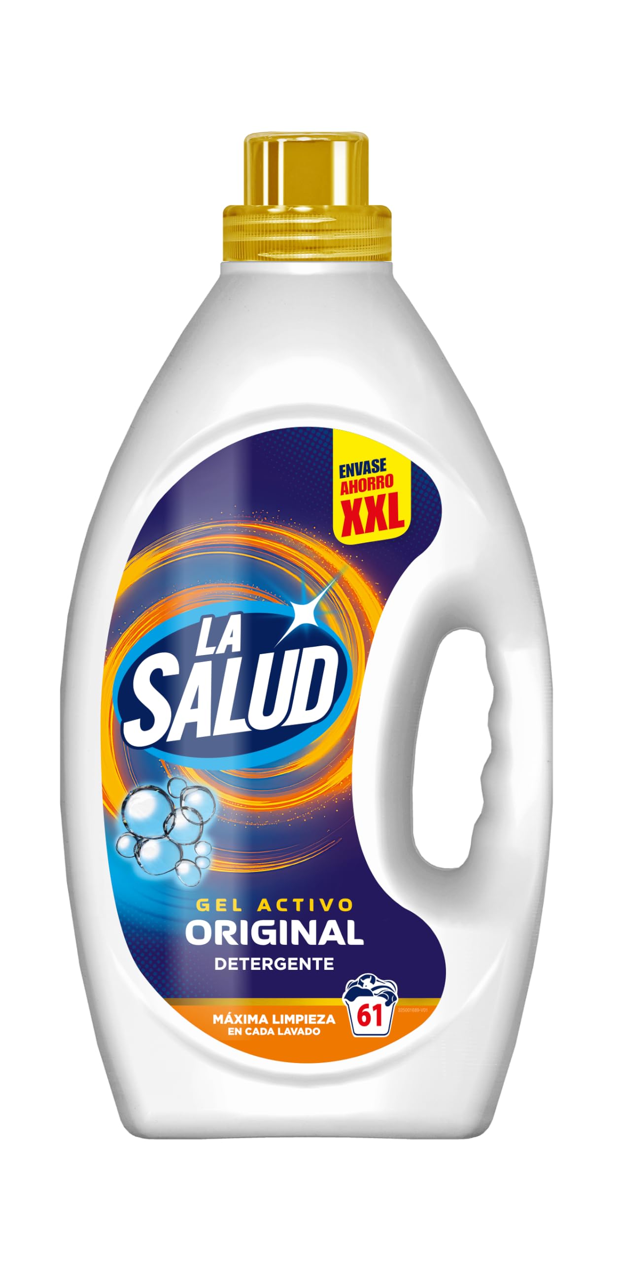 Pack Detergente La Salud Mixto 16L | 2 Original 4L + 1 Ropa Oscura 4L + 1 Ropa Color 4L | Gel Detergente Líquido para Lavadora | Formato Familiar