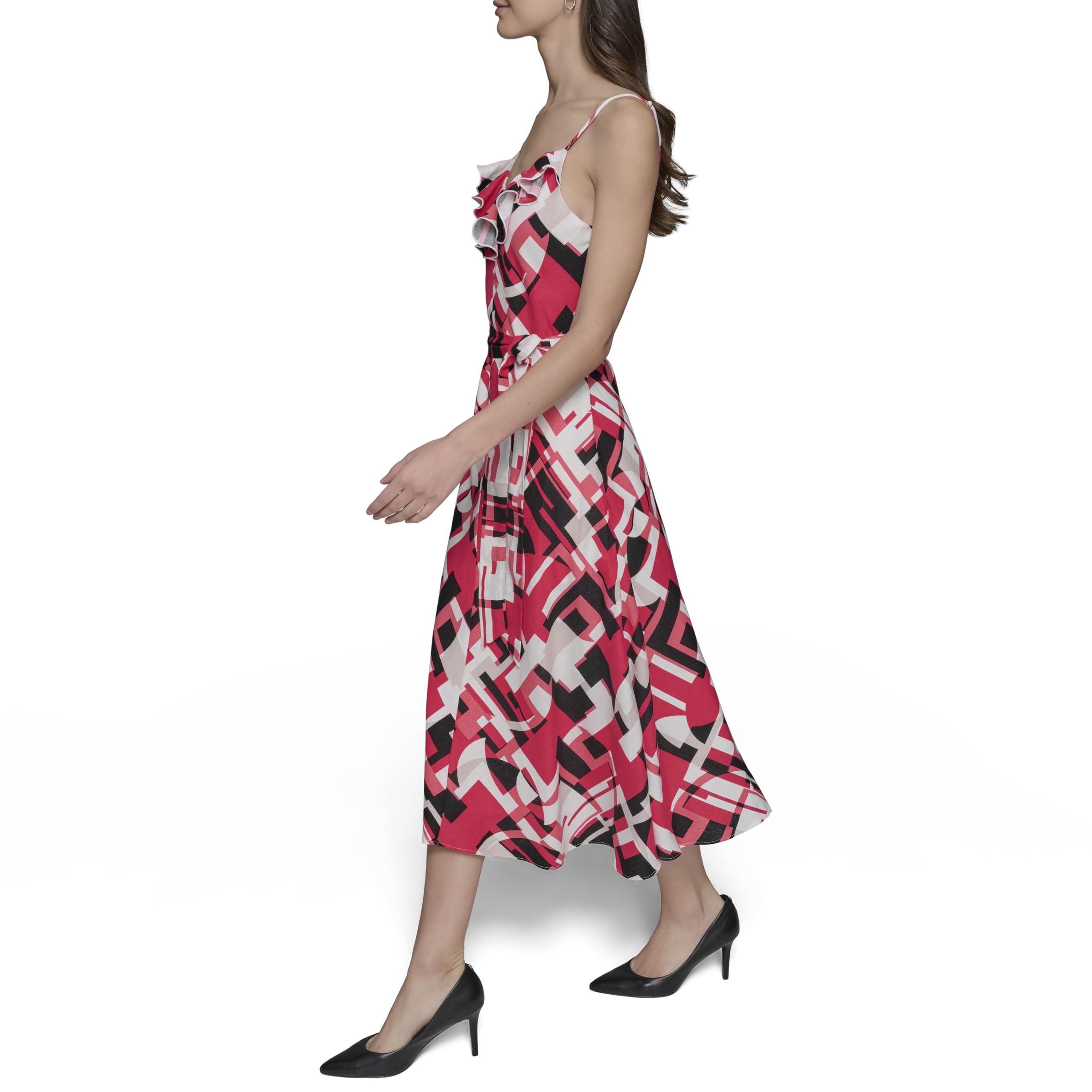 Karl Lagerfeld Paris Casual Summer Bright Dress Vestido Informal para Mujer