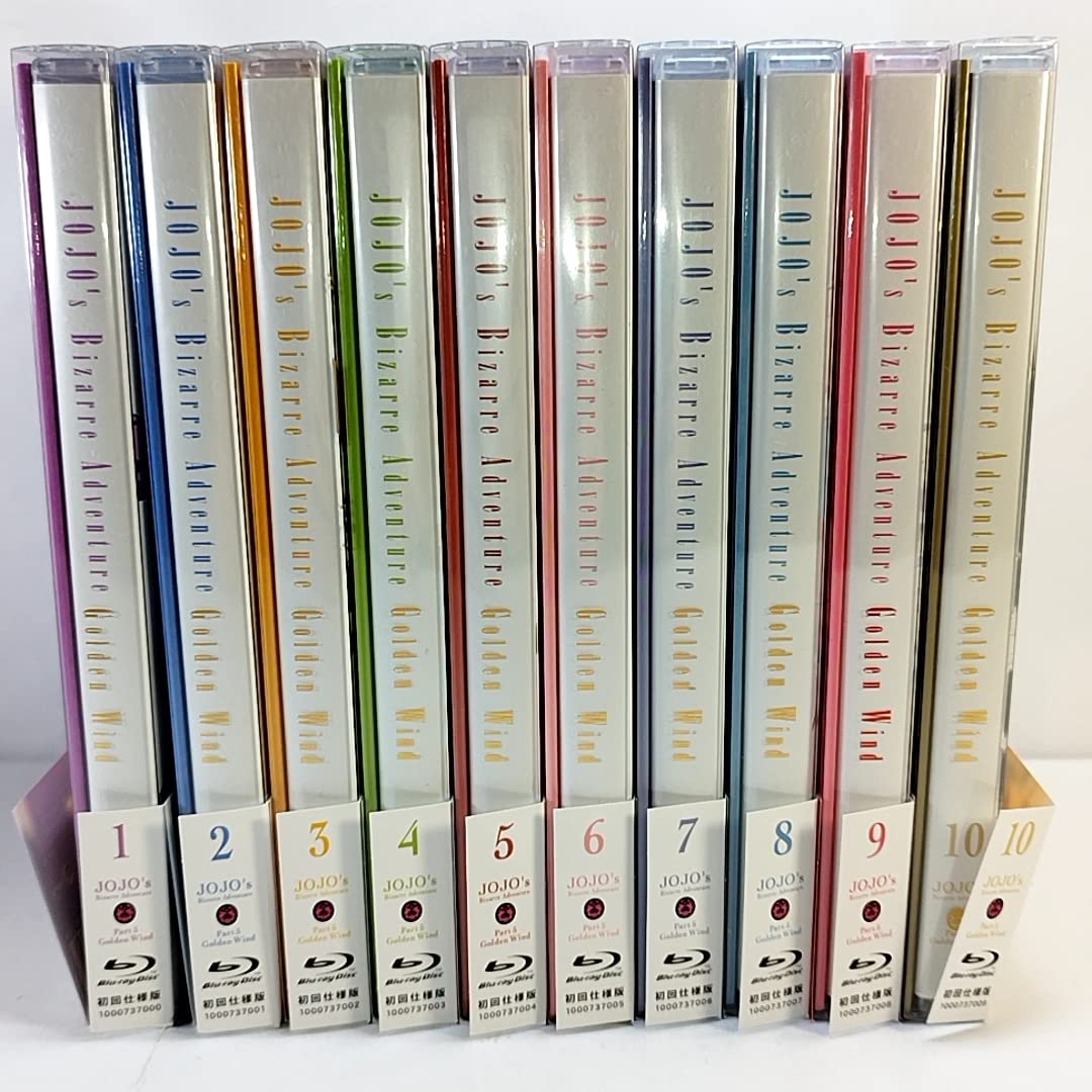 ジョジョの奇妙な冒険黄金の風 Vol.1～10初回仕様版Blu-ray全巻+特典 Amazon.co.jp: ジョジョの奇妙な冒険 黄金の風 初回仕様版 Blu-ray全10