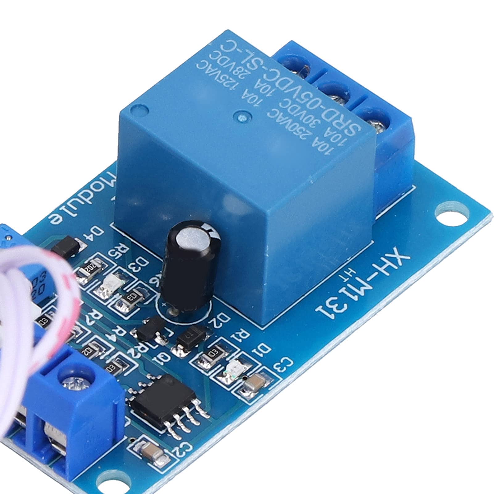 Modulo Resistore Fotosensibile Eujgoov DC 5V Interruttore Relè Foto-resistenza Un'uscita con Sensore di Rilevamento della Luce XH‑M131