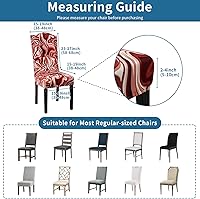 Vista 224 de Juego de 6 fundas elásticas para sillas de comedor, extraíbles y lavables, para sillas de comedor, hotel, ceremonia