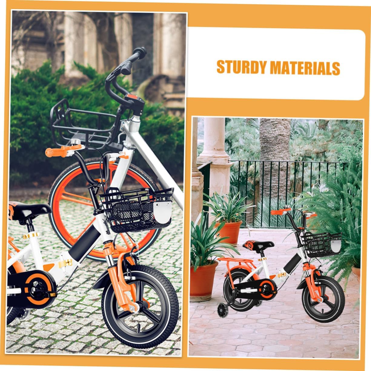 2 Pairs Detachable Bicycle Training Wheels with Support Side Guards Heavy Duty Stabilizers for Bike Balance and Safety Easy Installation for Electric and Dirt Bikes Black