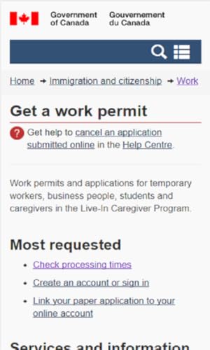 Canada Work Permit