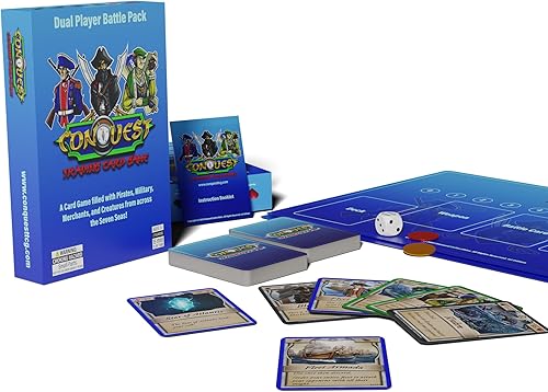 Miniatura 2 de Paquete de batalla de doble jugador Conquest - Primera edición, conviértete en un pirata militar o comerciante, adecuado para adultos, adolescentes