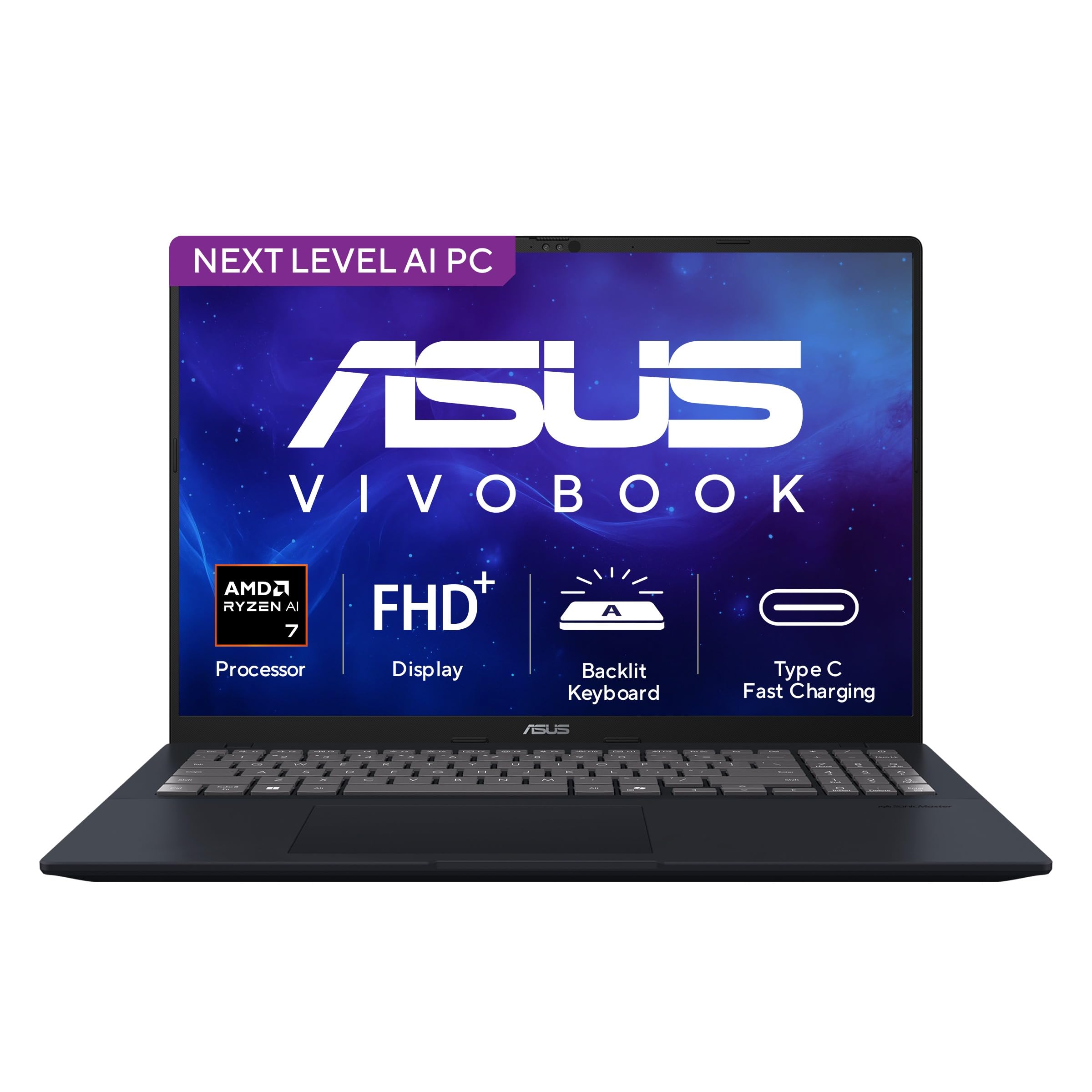 ASUS Vivobook Ryzen 7 7000シリーズ ASUS Vivobook 16 (2026), AMD Ryzen AI 7 445, AMD Radeon iGPU, 16GB