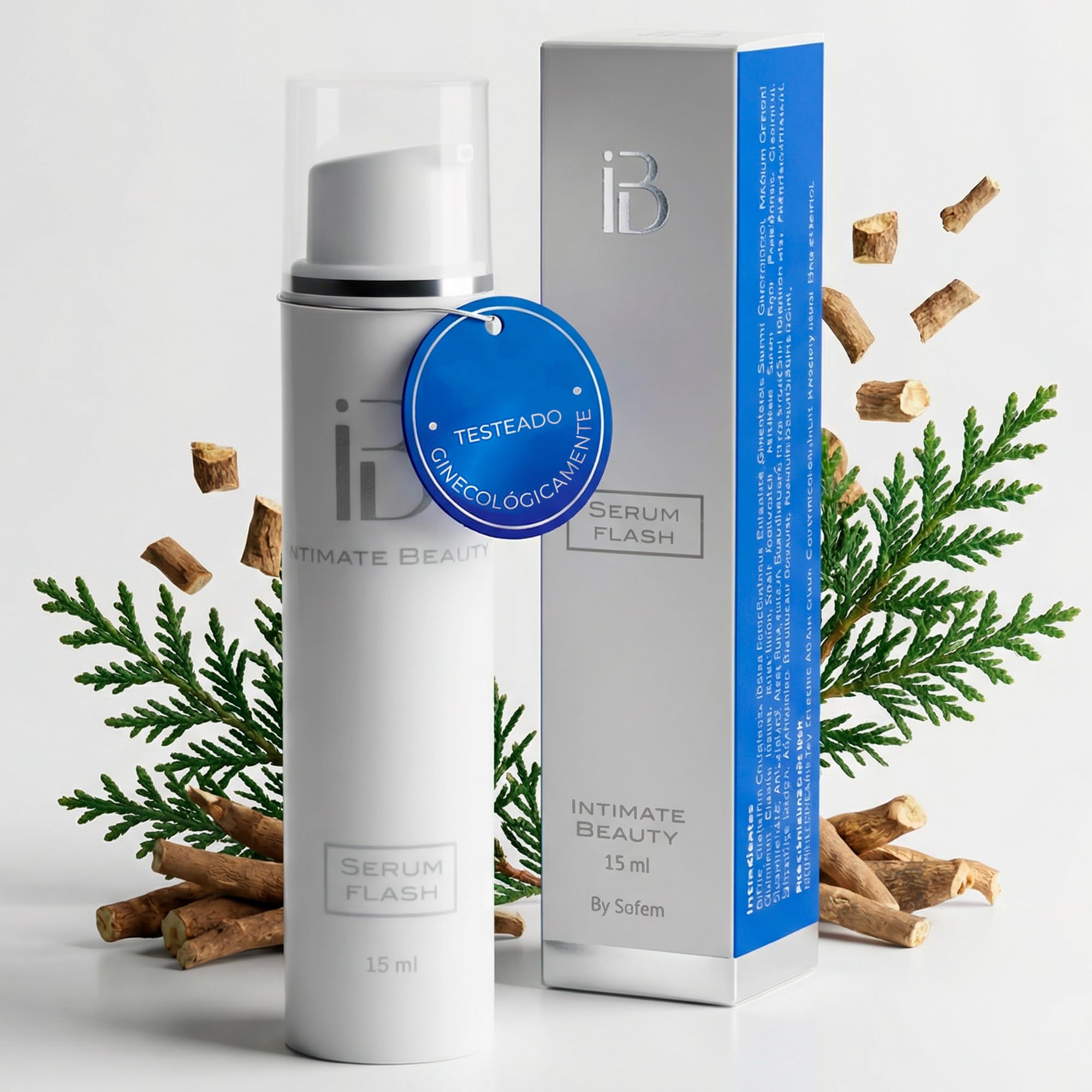Intimate beauty sérum flash íntimo mujer 15 ml – reafirmante vulvar con ácido hialurónico | efecto lifting inmediato, regeneración celular y testado ginecológicamente