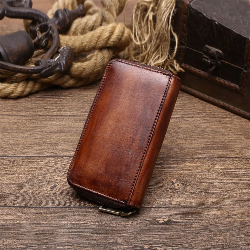 WWWLLL ヴィンテージツリーペーストレザーウォッチボックス屋外