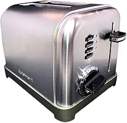 Torradeira Cuisinart Classic CPT-160BR 6 Níveis de Tostagem 1000W 110V Inox