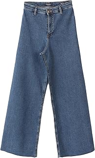 LC واكيكي بنطلون جينز للنساء W3Ig38Z8-507-1 مقاس 28 لون ازرق نيلي روديو من وايدليج