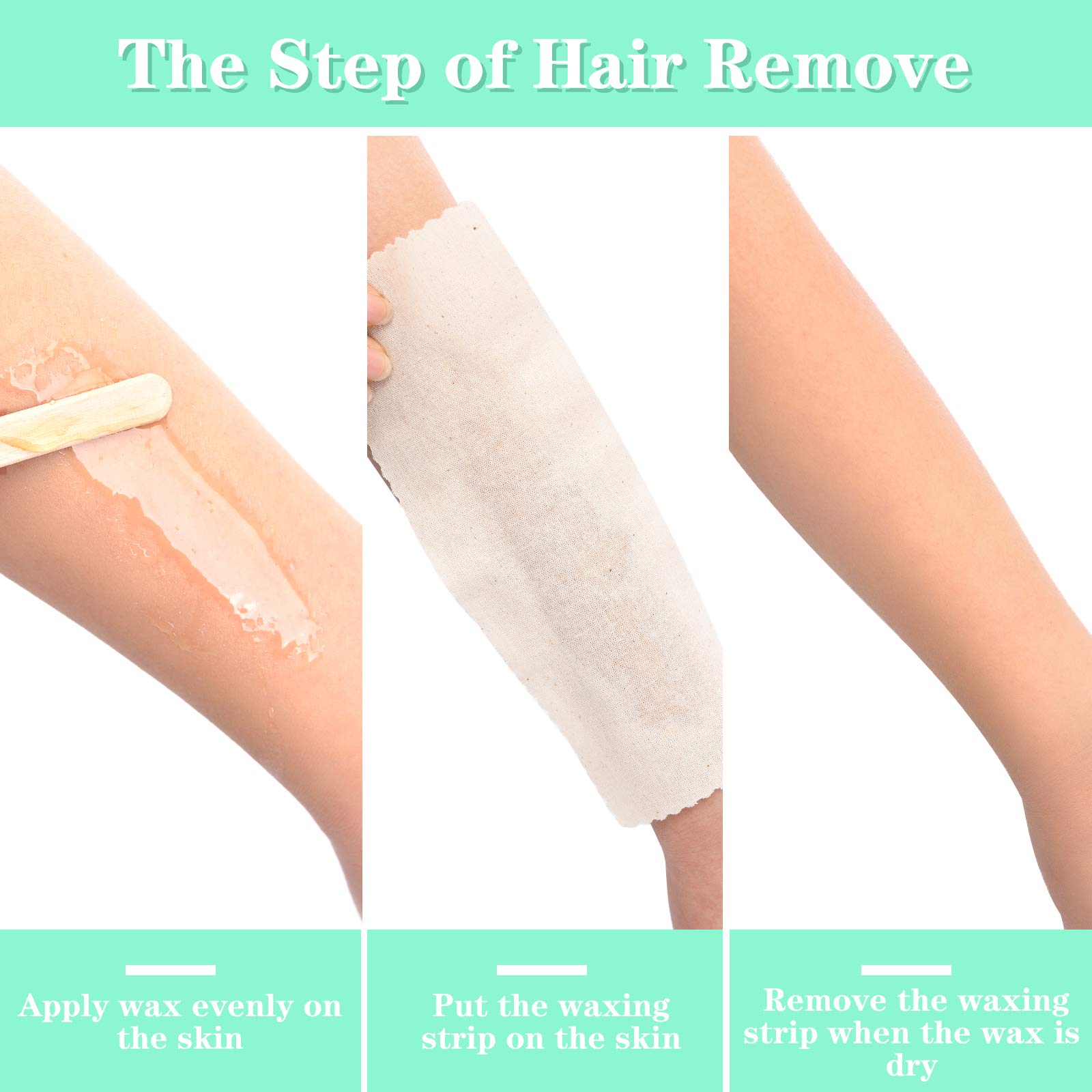 Maitys Muslin Waxing Strips for Hair Removal