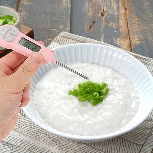 Miniatura 9 de VOSAREA Termómetro digital de cocina para cocinar y asar a la parrilla, termómetro de carne de lectura instantánea para carne, alimentos, freír,
