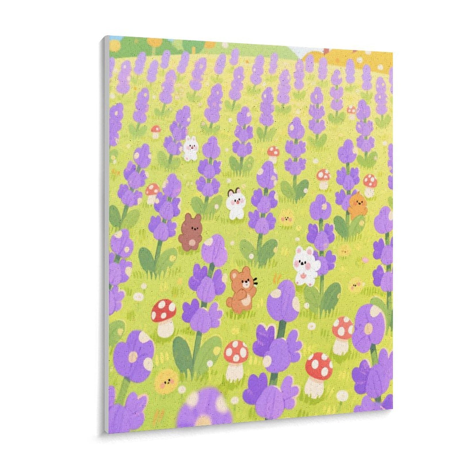 KOAYUBFC Malen-nach-Zahlen-Set für Erwachsene, Anfänger, Erwachsene, Malen nach Zahlen, Kits auf Leinwand, DIY-Acryl-Ölfarben, Gemälde mit Pinseln für Geschenk, Heimdekoration, Wanddekoration