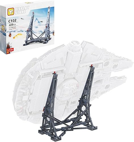 Millennium Falcon - Soporte vertical para Lego 75192 Starship, kit de construcción resistente, el mejor regalo y película coleccionable para adultos