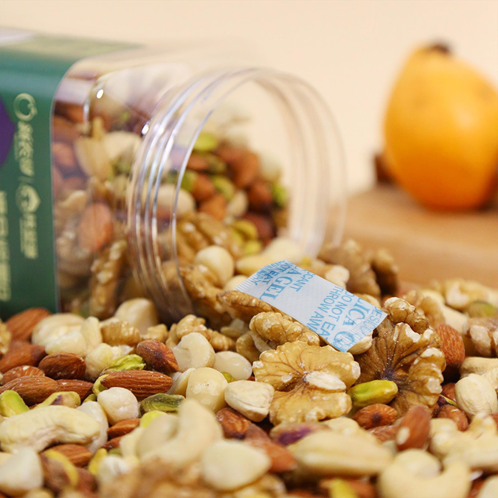 Silica Gel Indikator 30 Packungen] 20 Gramm „trocken & Trocken" Orange Anzeige Kieselsäure Kieselsäure Gel