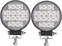 Vista 3 de Raycharm Offroad 3.5 pulgadas redondas LED antiniebla vainas, 6000K blanco frío 150° amplio haz de inundación ilustración de gran espacio