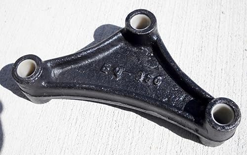 Miniatura 2 de Fugedox Paquete de 2 EQ-356 Short 6.13" Ecualizador 916 Agujero para remolque de 1 34" de ancho Pivote central