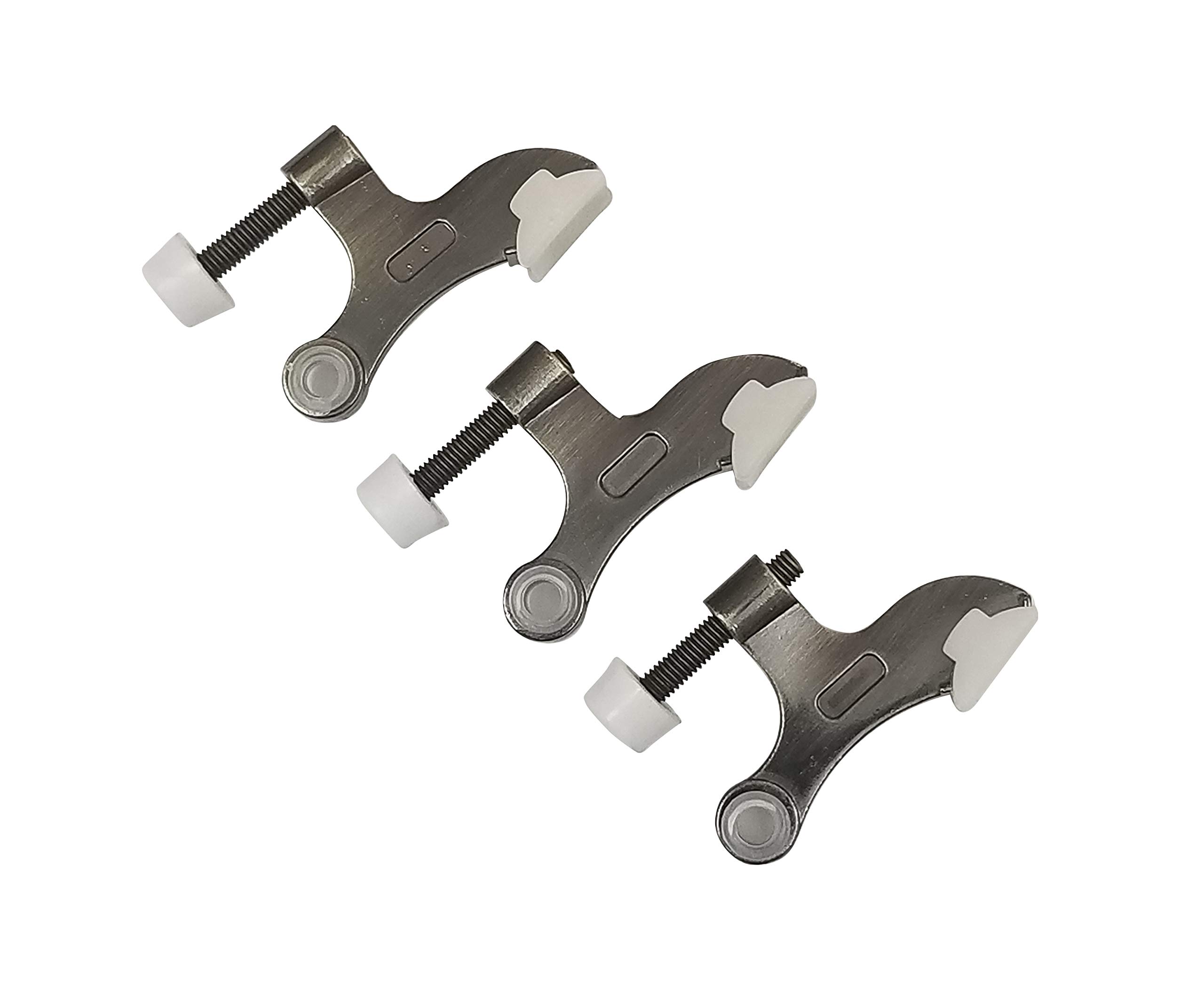 Hinge Pin Door Stop for Doors Heavy Duty - Antique Brass Finish - 3 Pack