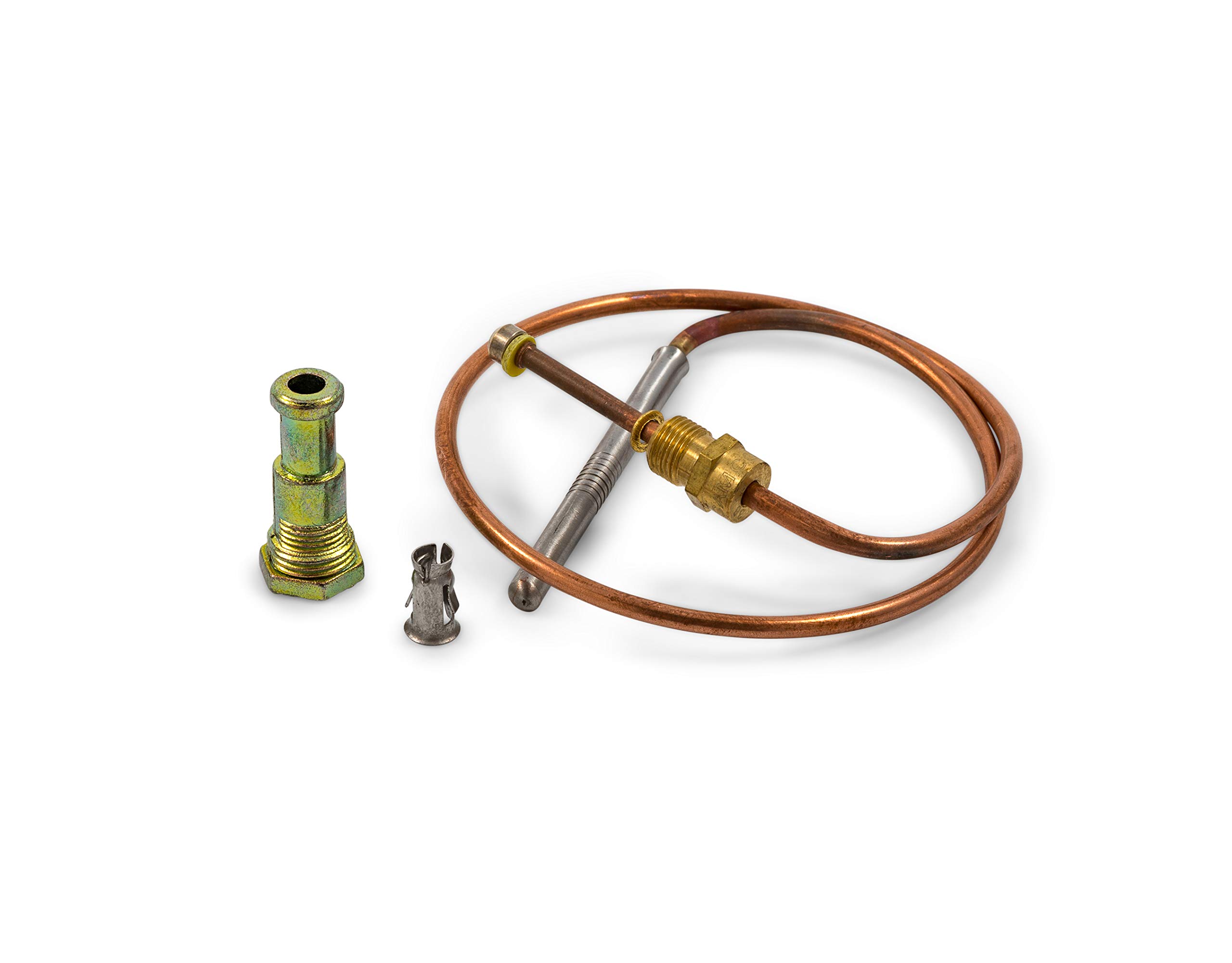 Camco Camper/RV 18-Inch Thermocouple Kit | Features Multi-Thread &amp; Clip-On Positioning Adapters (09273)