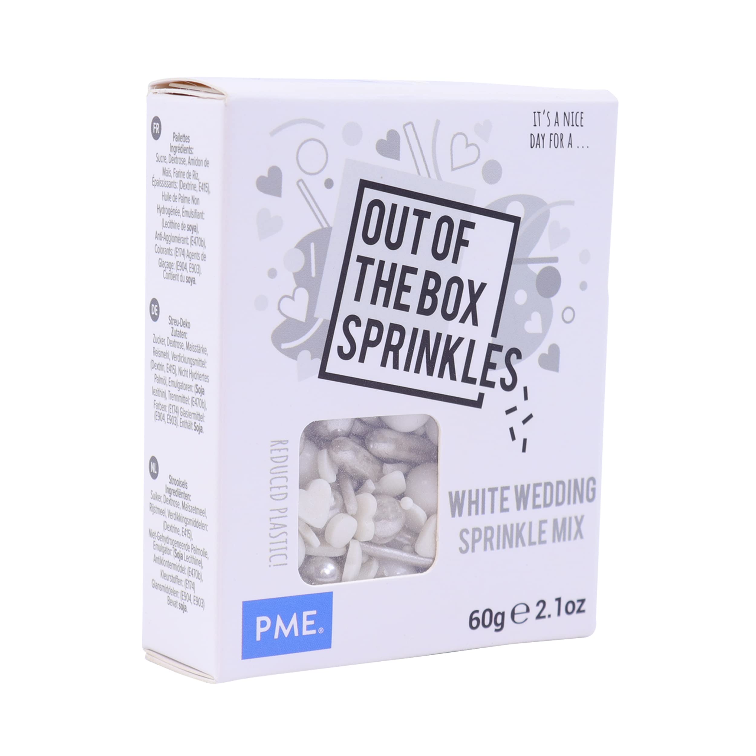 Pme White Wedding - Out The Box Sprinkle Mix 60G