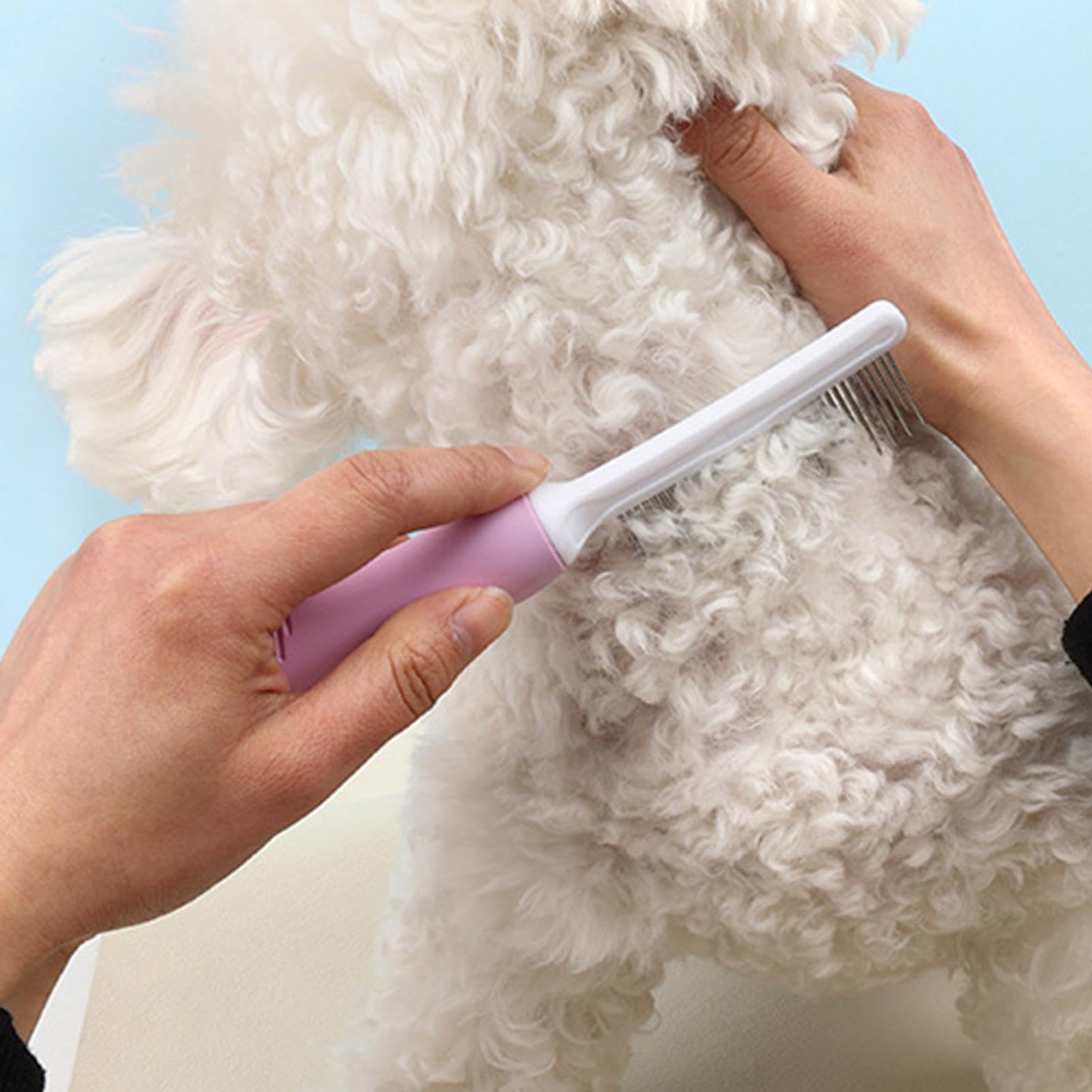 Pettine Doppia Faccia Per Cani E Gatti - Rimozione Lacrime, Pulci E Nodi - Foto 14