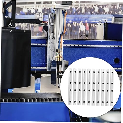 Miniatura 5 de Homoyoyo 10 unids galvanizado m8 recto ranura de aluminio conector de enlace de zinc plateado sujetador componente extensión de aluminio perfil