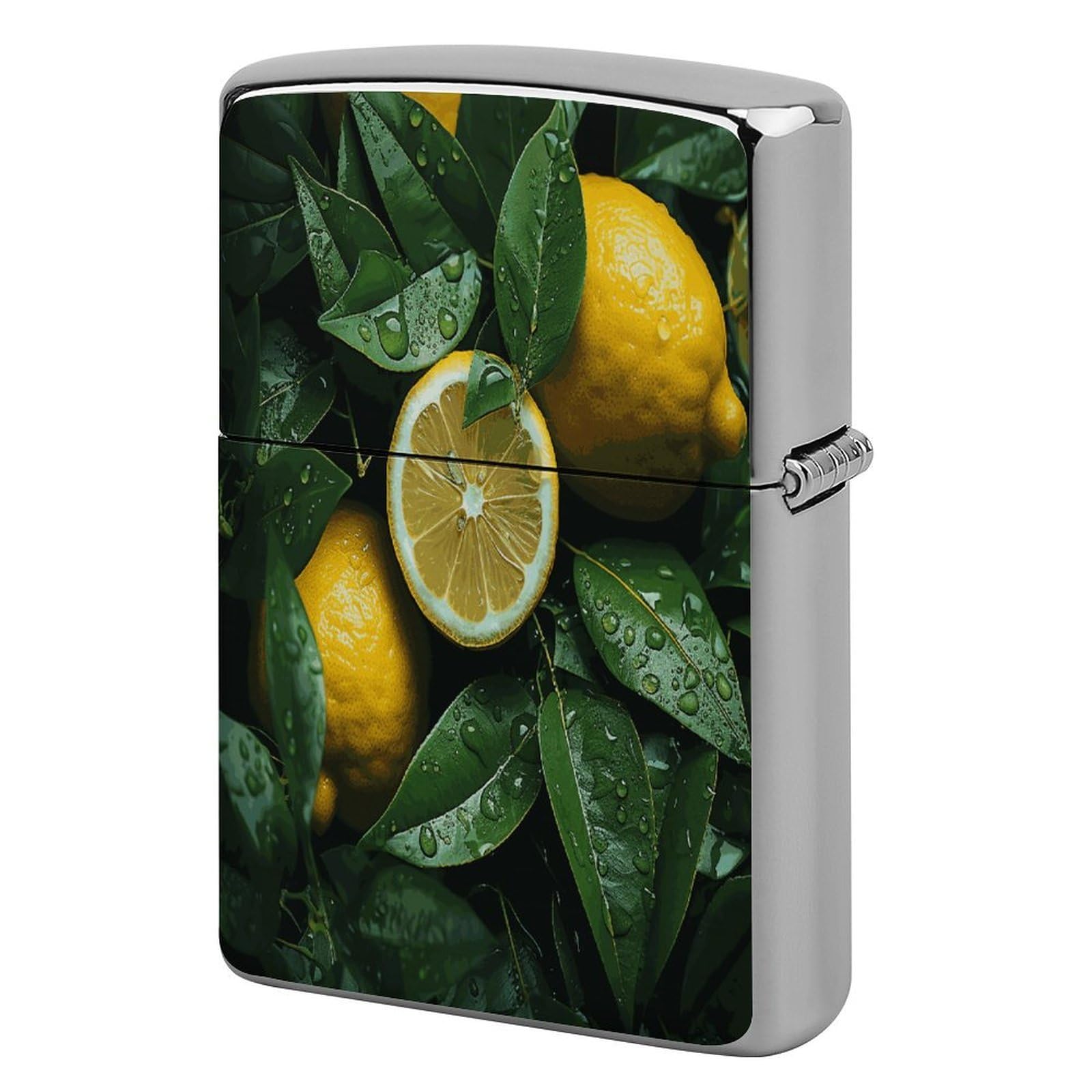 Fekiloot Style Fresh Lemon Lighter Case Cover Lighter Holder