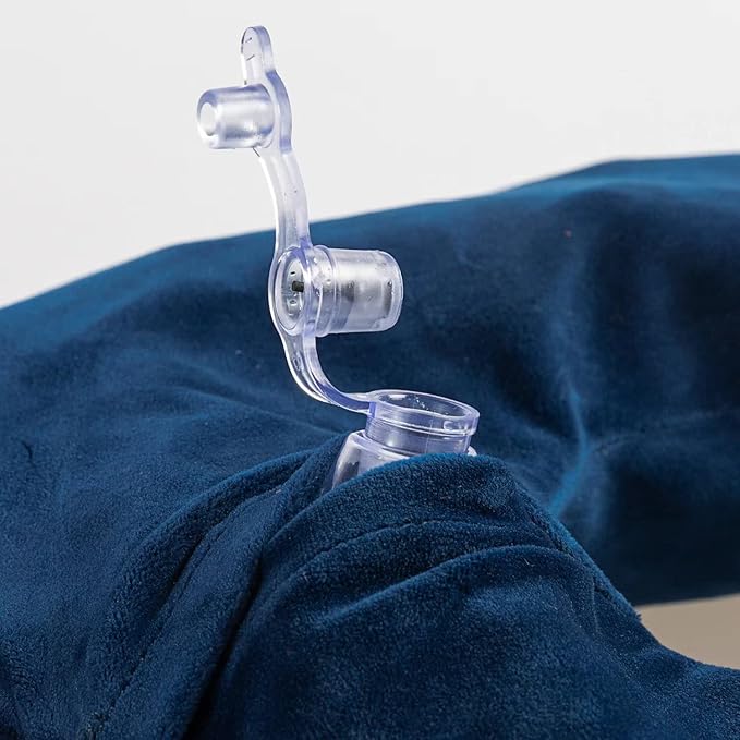 Almohada Inflable de Viaje con Funda de Terciopelo Lavable miniatura 5