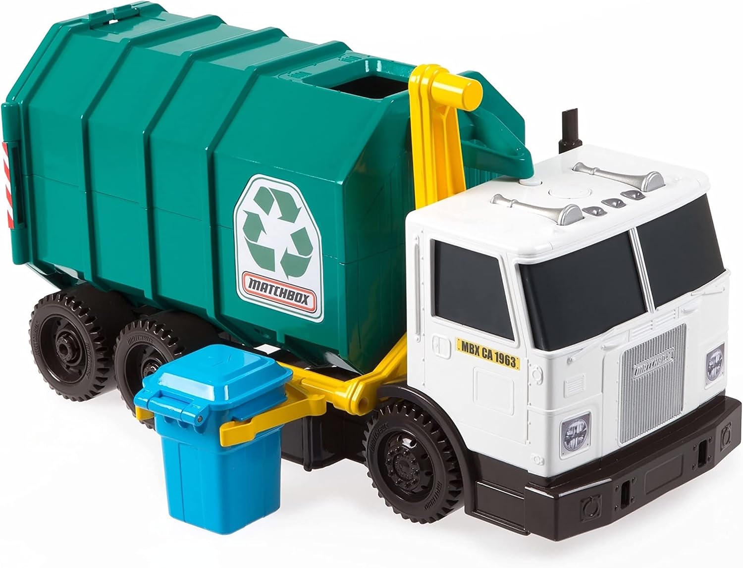 Amazon Com Matchbox Garbage Truck Large Amazon Exclusive Multi 15 Toys Games