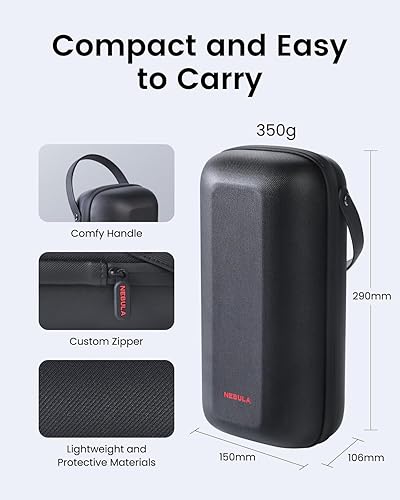Miniatura 3 de NEBULA Capsule 3 - Funda de viaje oficial láser todo en uno, personalizada para cápsula 3, adaptador, control remoto, cables y soporte, poliéster