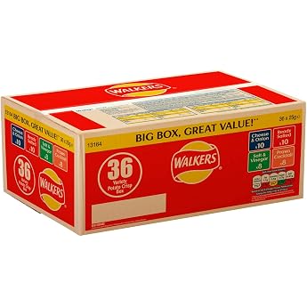 Walkers Crisps Variety Box 36 / 36 x 25g