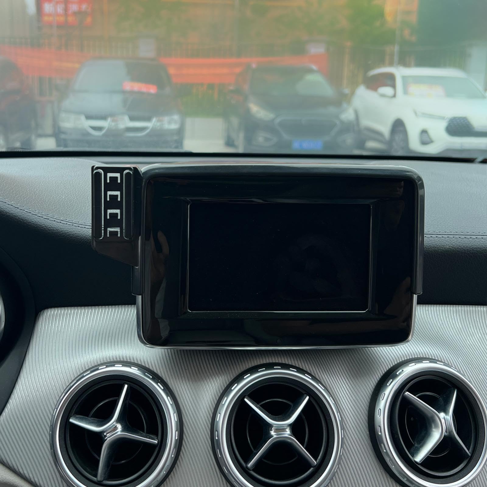 Soporte Móvil Coche para Mercedes-Benz Clase B W246 2012-2018, Soporte para teléfono móvil para Coche Soporte para GPS Soporte de navegación