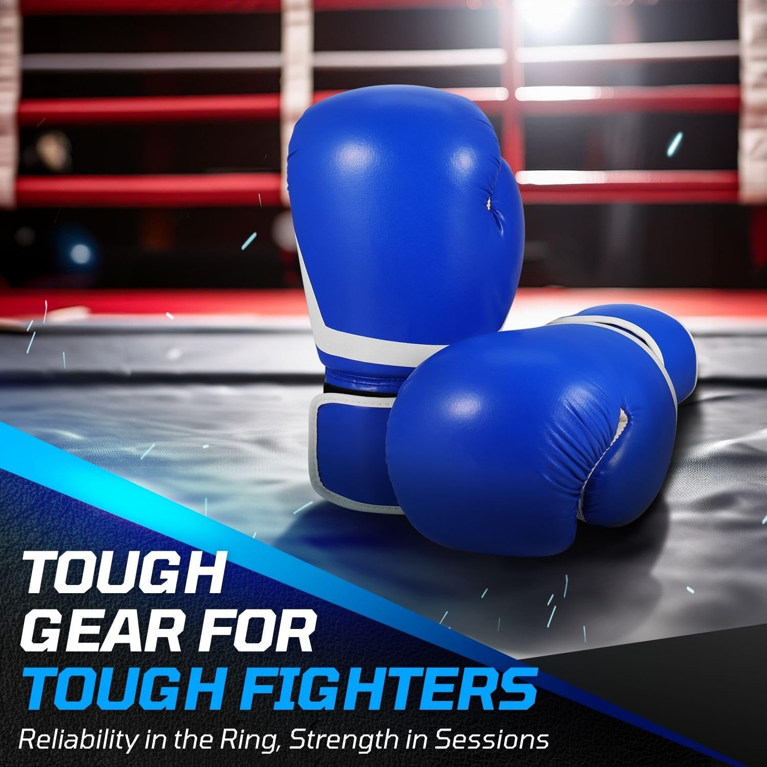 Flexzion Boxing Sparring Training Gloves Pro Muay Thai Kickboxing Heavy Bag Punching Mitts Wrist Wrap Full Contact Combat Sport Protective Hand Gear Martial Art Supply for Women & Teens, 10Oz