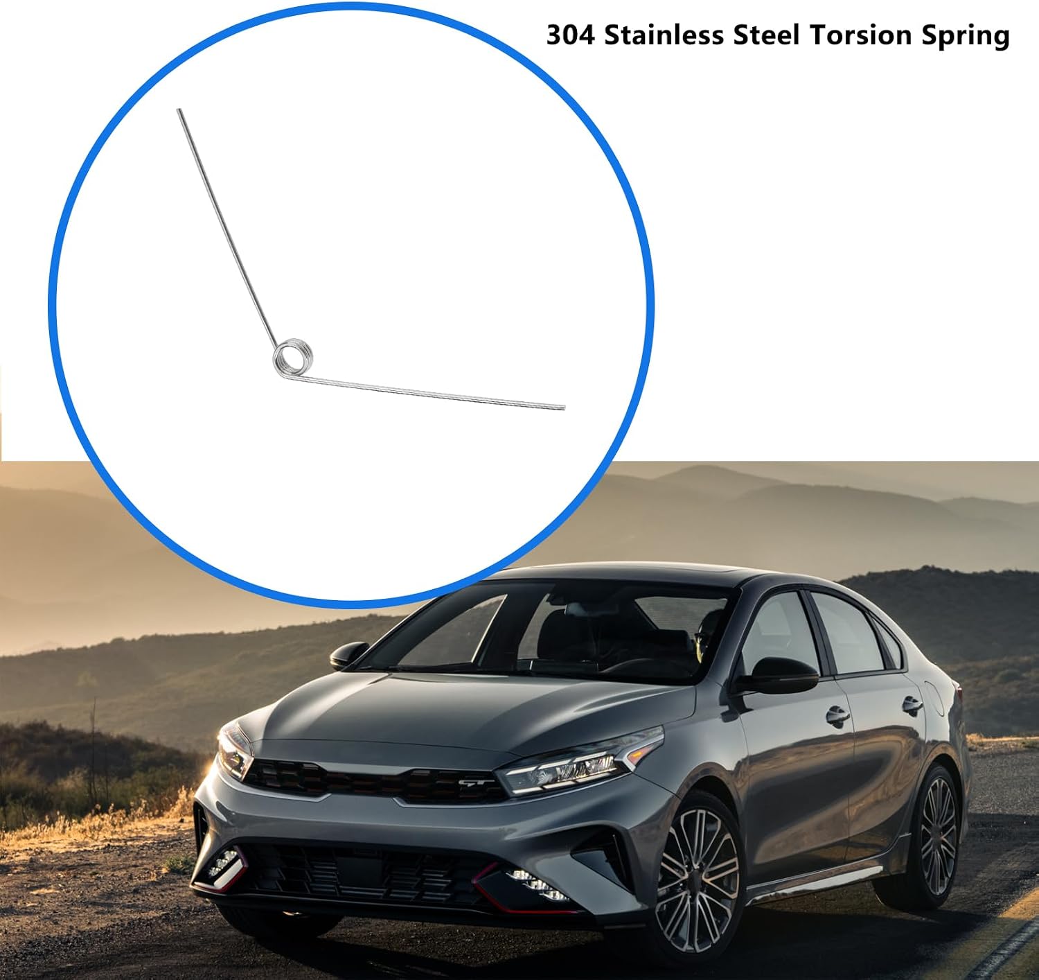 of 20Pcs 304 Stainless Steel Torsion Spring 90 ° V-Spring 3 Rounds 0.7x4.5x35mm for Automotive Electronic Repair(60 degrees angle)