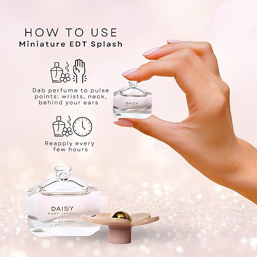 Miniatura 4 de Marc Jacobs Daisy Eau so Fresh Perfume for Women EDT Mini Splash, 0.13 Ounce