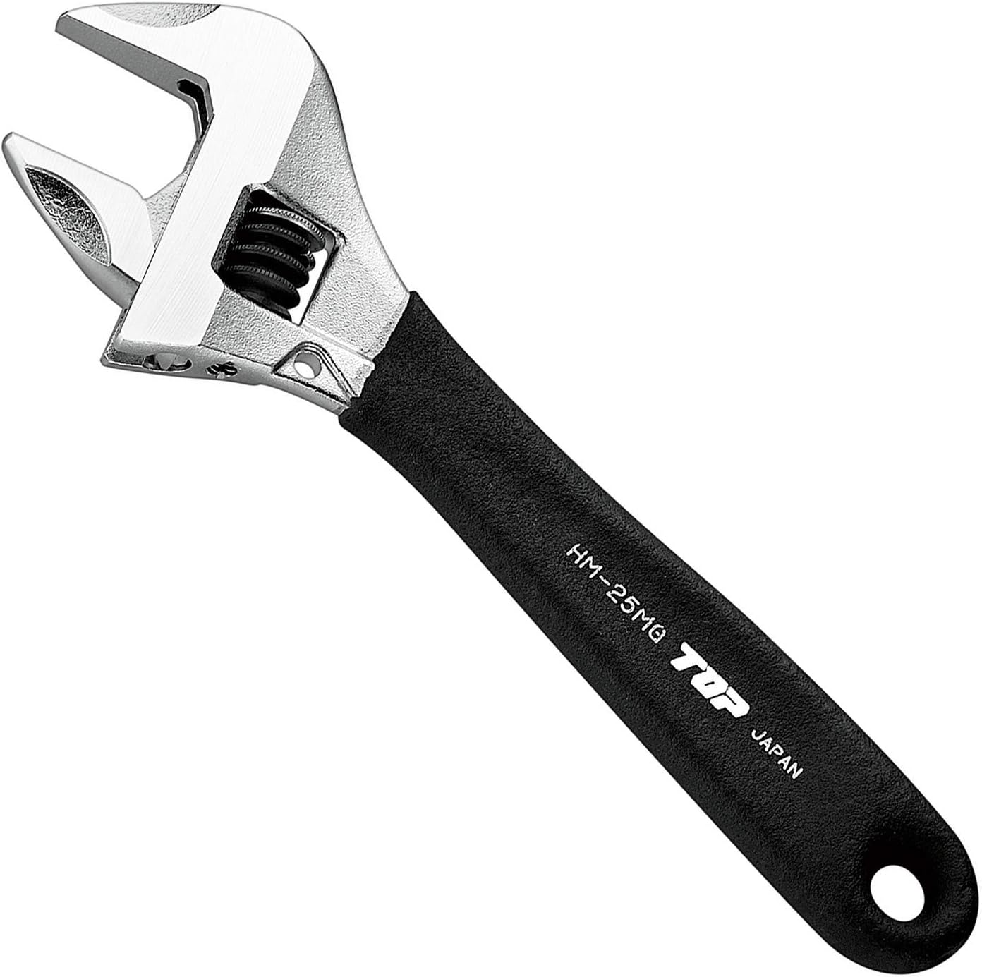 TOP HM-25MGBK Unrattled Monkey Wrench, Black, Work Wide Grip