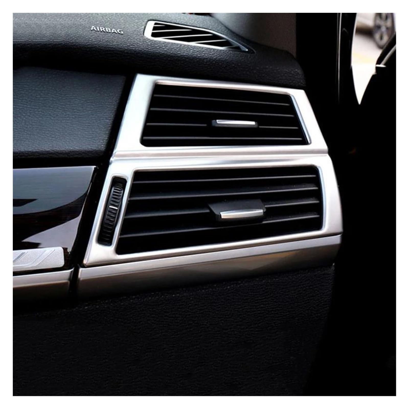 decoraciones interiores coche Lado del tablero coche para aire acondicionado, decoración marco de ventilación, embellecedor para X5 E70 X6 E71, pegatinas cubierta salida