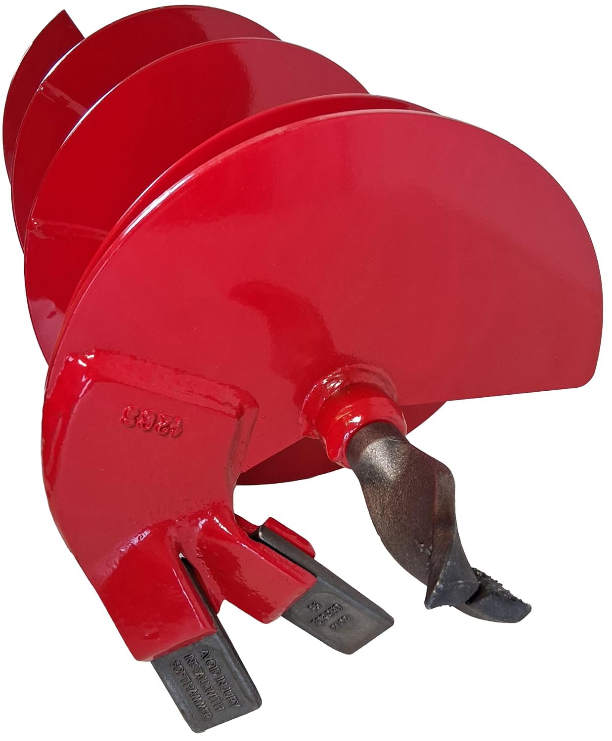 Genuine OEM 12" Combo Auger Bit CSD12 Compatible with Groundhog, Rice Hydro, General Auger and Others with 7/8 Square Female Drive CSD12