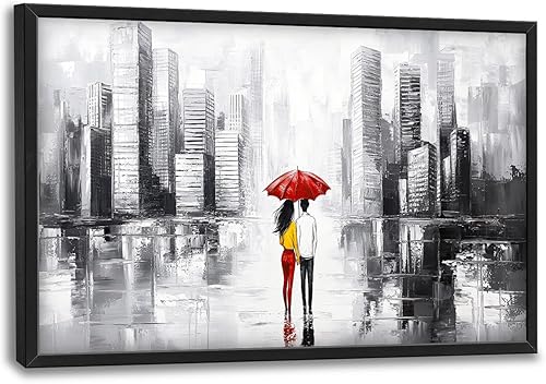 Miniatura 41 de Arte de pared con vino, cuadros rústicos de uvas y vino tinto, pinturas de paisaje de la Toscana retro en lienzo, gran obra de arte enmarcada para