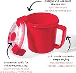 STARFRIT Easy Lunch Soup Container - 24oz/710ml- Airtight & Leakproof - 4-Sided Locking Lid