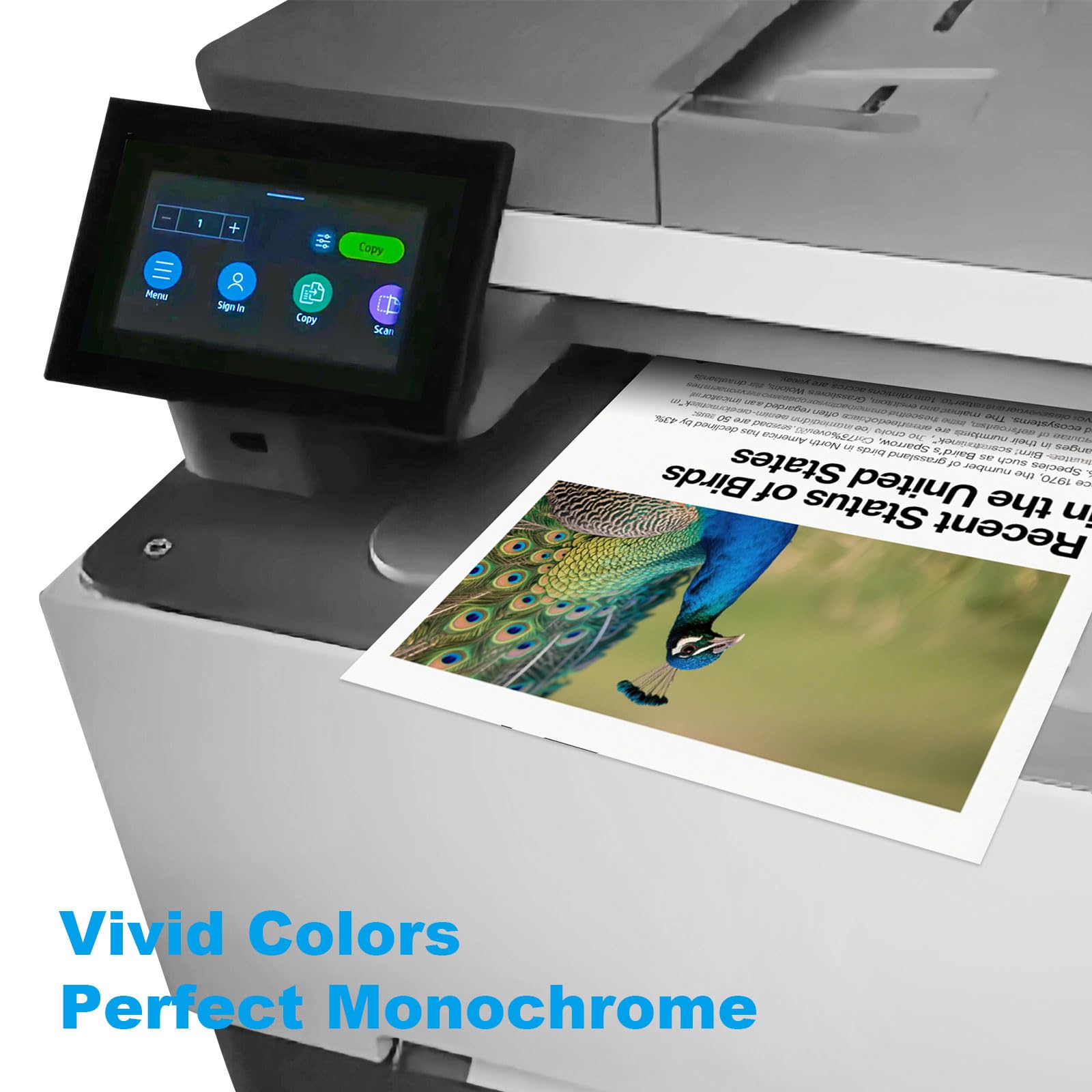Cartuccia toner con chip 415A Multipack compatibile per HP 415A 415X per stampante HP Color Laserjet Pro MFP M479fdw M479dw M479fnw M479fdn M454dn M454dw W2030A (nero, ciano, giallo, magenta)