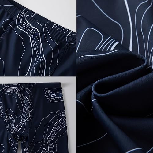 Miniatura 6 de Jammers de natación de la serie Pro para hombre Traje de baño deportivo para hombre Jammer para hombre Jammers de natación para hombre talla 28-38